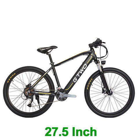 27.5 Inch Mountain Bike 48V 9.6Ah Lithium Battery 350W Electric Bike 5 Level -OS00993-Veeddydropshipping