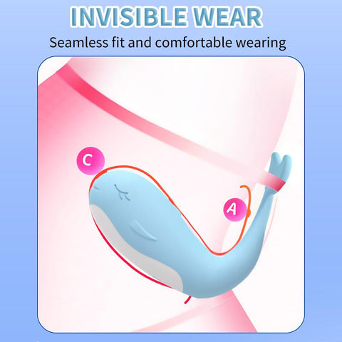 Licklip Wireless APP Control Cute Whale Vibrator Kawaii Sex Toys -BH01202-Veeddydropshipping
