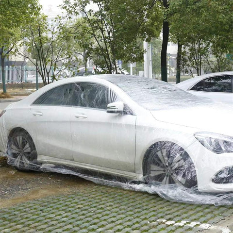 Waterproof Dustproof Disposable Car Covers Size M-XL Transparent-AM00862-Veeddydropshipping
