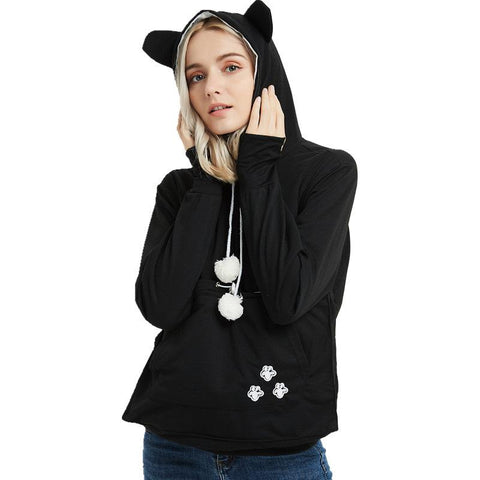 Sweatshirt Cat Lovers Hoodie Kangaroo Dog Pet Paw Dropshipping-TB01357-Veeddydropshipping