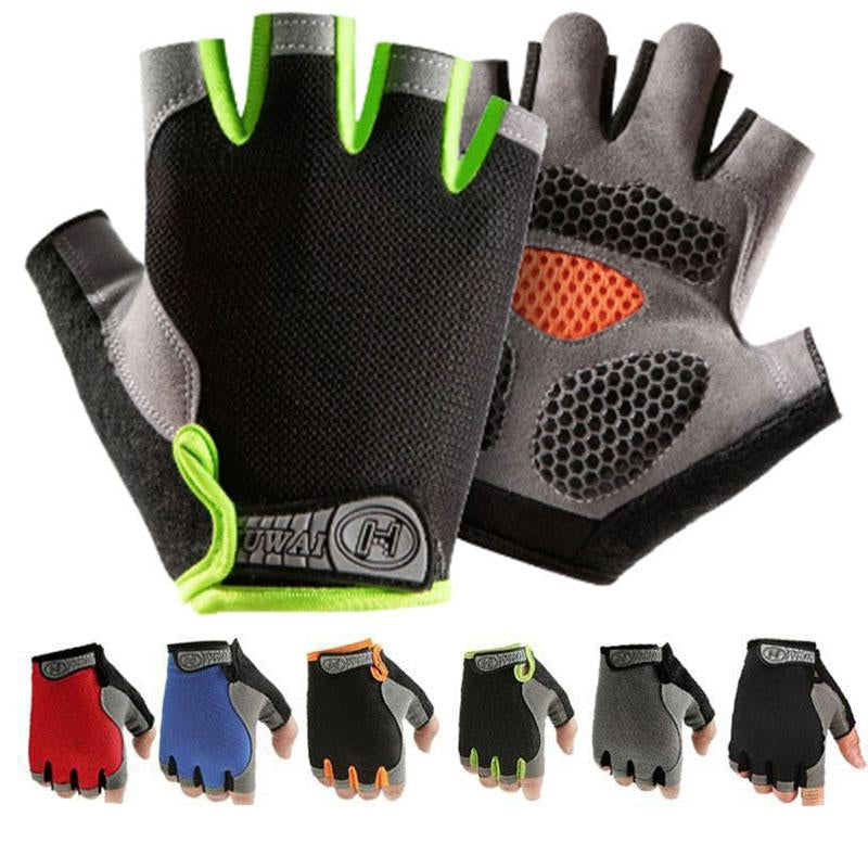 Non-slip Anti Half Finger Gloves Motorcycle Gloves elastic Shock Fitness Cycling -OS01019-Veeddydropshipping