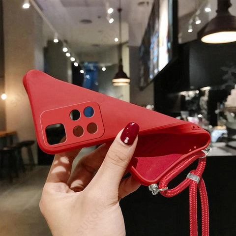 Liquid Silicone Lanyard Case For Xiaomi X3 F3 M3 M4 Pro 5G Mi 10T 11T-PA00320-Veeddydropshipping