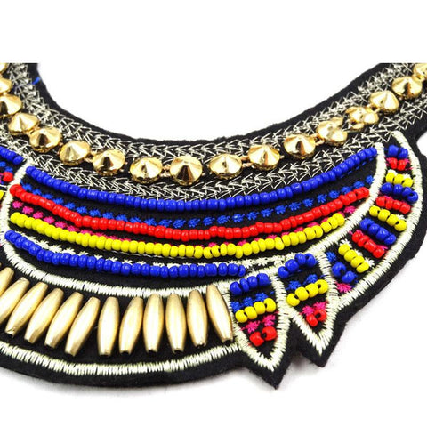 Women Neckline Applique Neckline Sewing Collars-WF01160-Veeddydropshipping