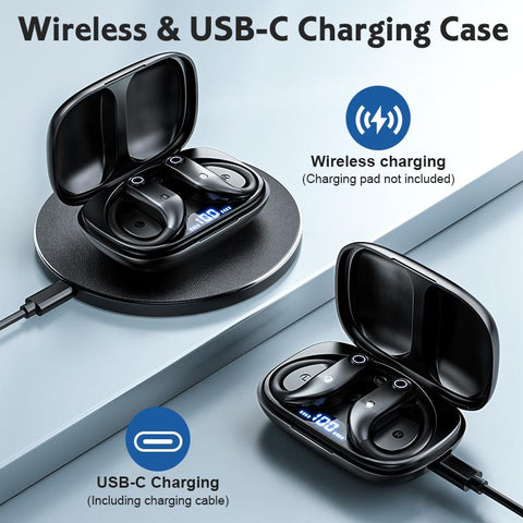 Bluetooth Noise Cancelling Sport Earbuds Wireless  Earphones-Veeddydropshipping