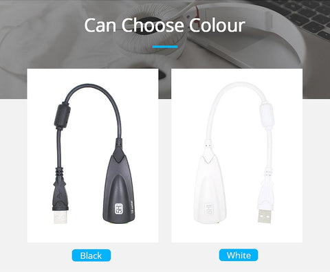 USB 2.0 5HV2  7.1 channel Sound Card Adapter -CO00125-Veeddydropshipping