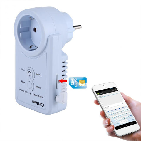 GSM Socket Smart SMS Control Power Plug GSM Outlet Socket Wall-TI01006-Veeddydropshipping