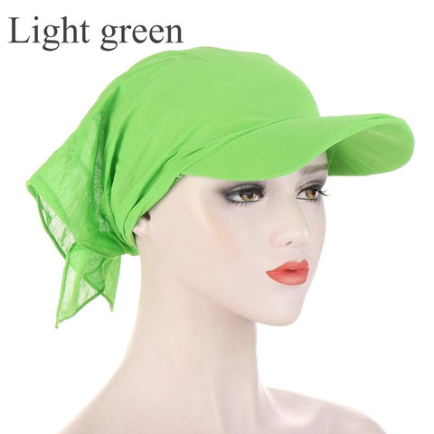Headscarf Hood Bowknot Long Tail Head Cap-WF01360-Veeddydropshipping