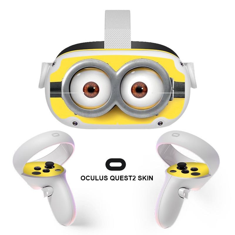 Vinyl Skin Sticker for Oculus Quest 2 VR Headset Controller PVC Decal -CE01264-Veeddydropshipping