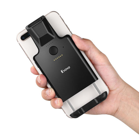 2D Backclip Bluetooth Barcode Scanner Portable Barcode Reader Data Matrix 1D 2D Barcode Scanner-Veeddydropshipping