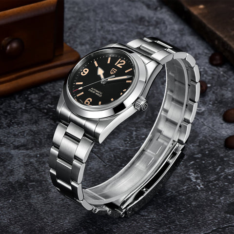 Automatic Mechanical Watches Sapphire Stainless Steel -JW00630-Veeddydropshipping