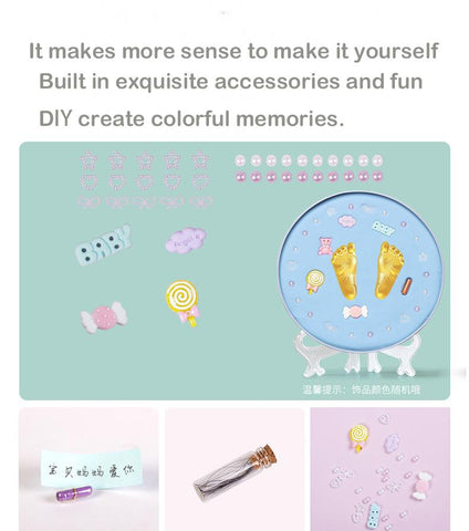 Safe Newborn Baby Souvenirs Hand Foot Print Baby Handprint Footprint-TB00697-Veeddydropshipping