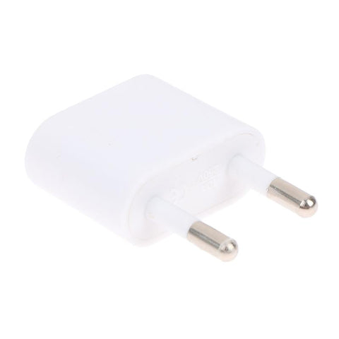 EU Plug Adapter Travel Adapter CN US To EU KR Brazil Israel White Power Adapter -CE00123-Veeddydropshipping