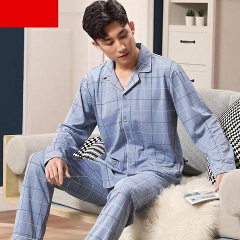 Clothes Ensembles De Pyjamas Men Sleepwear Lounge Homewear-MF01580-Veeddydropshipping