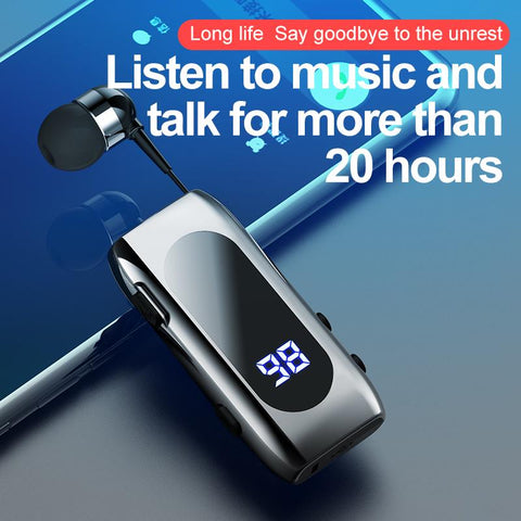 Earphone Bluetooth with Wire Headphone Call-Veeddydropshipping