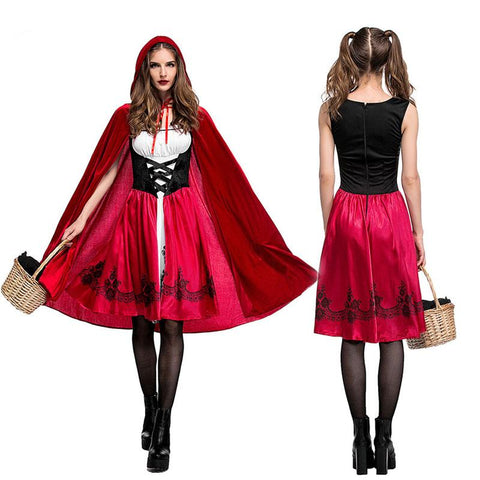 Hood Adault Cosplay Costume Halloween-WF01617-Veeddydropshipping