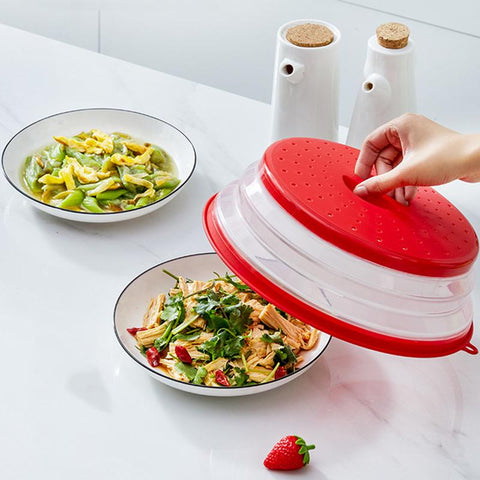 Microwave Splash-proof Cover Collapsible Food Cover-HA00927-Veeddydropshipping