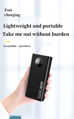 80000mAh large capacity auxiliary battery 66W two-way fast charge digital-PA00073-Veeddydropshipping