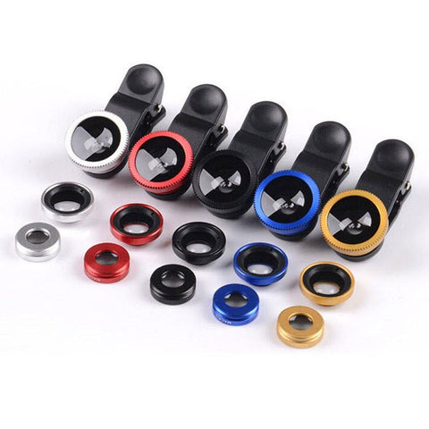 3-in-1 Wide Angle Macro Fisheye Lens Camera Kits Mobile Phone-PA01261-Veeddydropshipping
