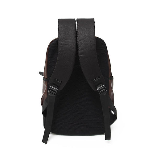 leather school bags Large capacity Backpacks Casual Laptop-BS00329-Veeddydropshipping