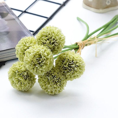 Sticks/Bouquet Mini Hydrangea Artificial Flowers-HA00697-Veeddydropshipping