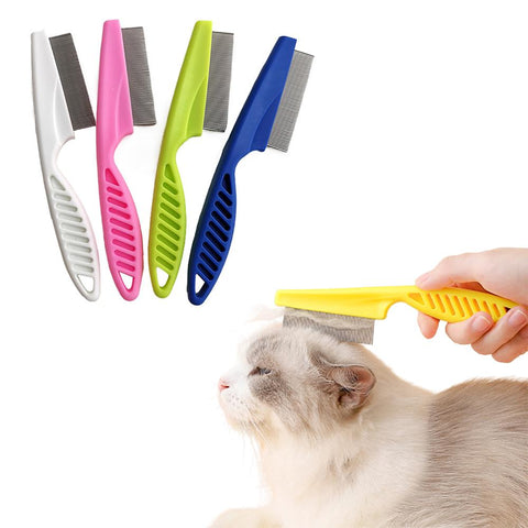 Pet Cat Comb Anti Lice Stainless Steel-HA01383-Veeddydropshipping