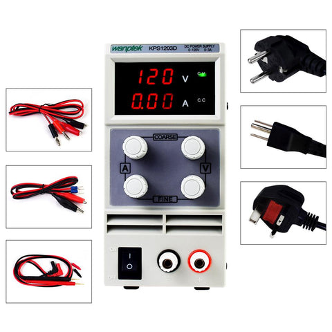 Adjustable dc power dual digital display regulator-TI00663-Veeddydropshipping