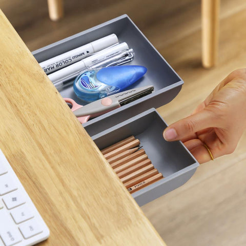 Under Desk Stand Self-adhesive Under-drawer Storage-HA00814-Veeddydropshipping
