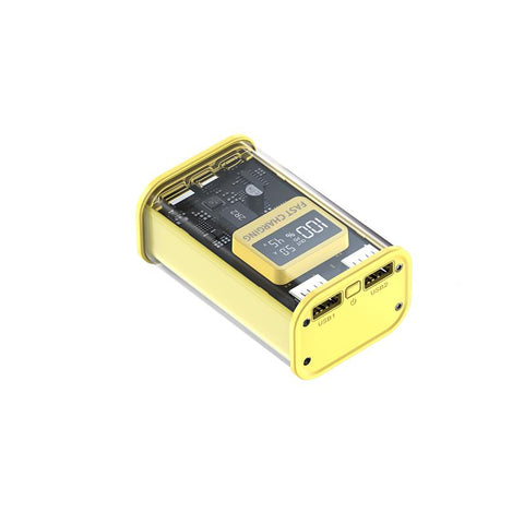 30000mAh Transparent Fast Charging Power Bank 22.5W PD Portable External Spare Battery Pack-PA00501-Veeddydropshipping