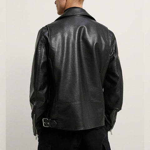 Jacket Fashionable Lapel Imitation American Solid Color-MF01390-Veeddydropshipping