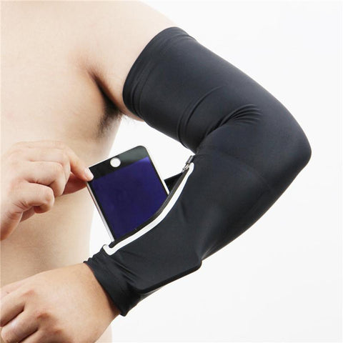 Sports Running Pouch Arm Sleeves Sun Screen Arm Protective Covers With Mobile-OS00924-Veeddydropshipping