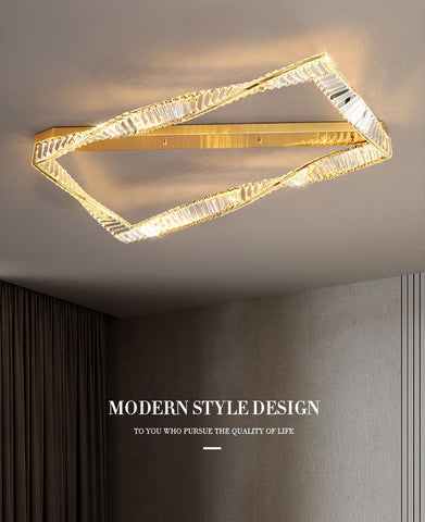 Ceiling Lamps Square Crystal Led Lights-TI00259-Veeddydropshipping