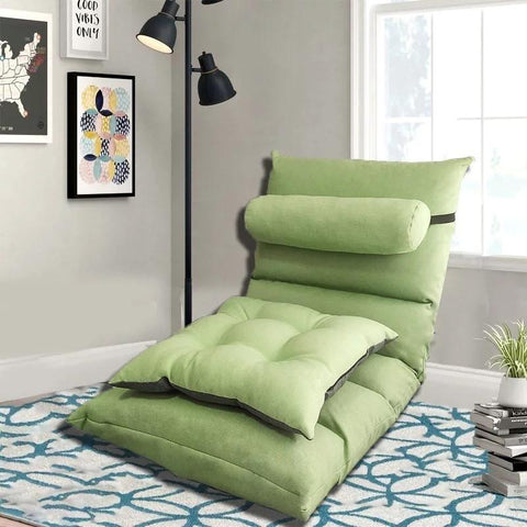 Thick Floor Chair Single Adjustable Backrest Chair-HA01573-Veeddydropshipping