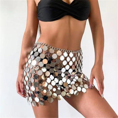 Sexy Sequin Mini skirt for Women-WF00494-Veeddydropshipping