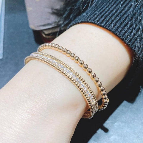 Gold Quality Pearls Bracelet Rose Platinum Designer Jewelry -JW00079-Veeddydropshipping