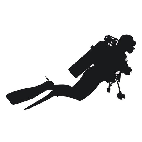 Diving Vinyl Car Stickers Personality Accessories Black-AM00955-Veeddydropshipping