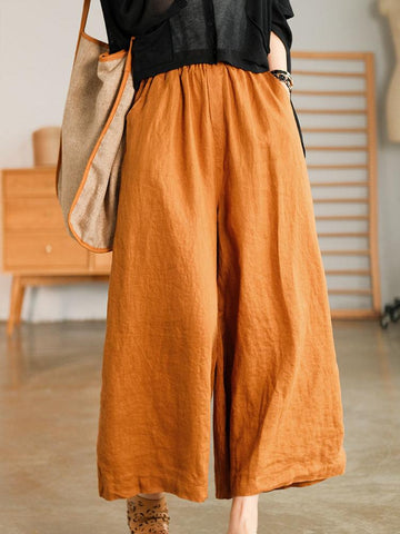 Women Wide Leg Pants Korean Fashion Straight Pants-WF00421-Veeddydropshipping