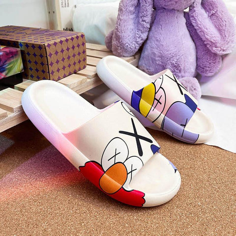 Slides Soft Non-Slip Cute Cartoon Home Shoes Bathroom-BS01072-Veeddydropshipping