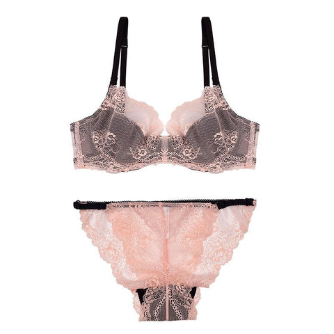 Ultrathin Underwear Sexy Bra Set-WF00798-Veeddydropshipping