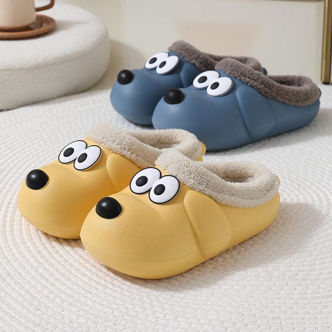 Warm Slippers Soft Waterproof EVA Plush Slippers Men-BS01136-Veeddydropshipping