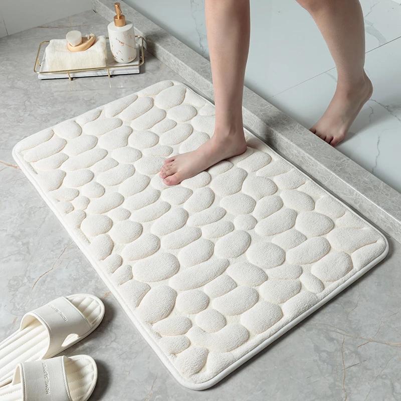 Embossed Bath Mat Non-slip Bathroom Carpets-HA00463-Veeddydropshipping