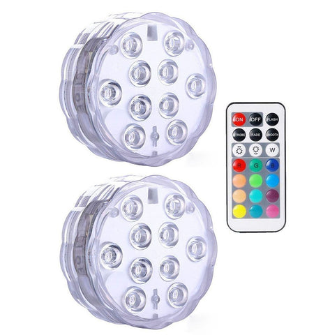 10leds RGB Submersible Light Underwater LED Night Light Swimming Pool-TI00993-Veeddydropshipping