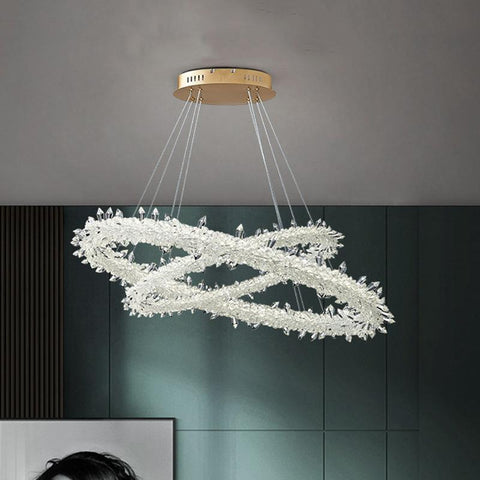 Luxury crystal led chandelier-TI00405-Veeddydropshipping