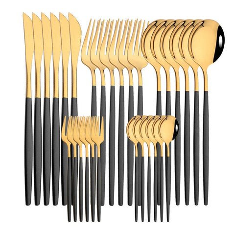 Dinnerware Set Knife Fruit Fork Spoon-HA01307-Veeddydropshipping