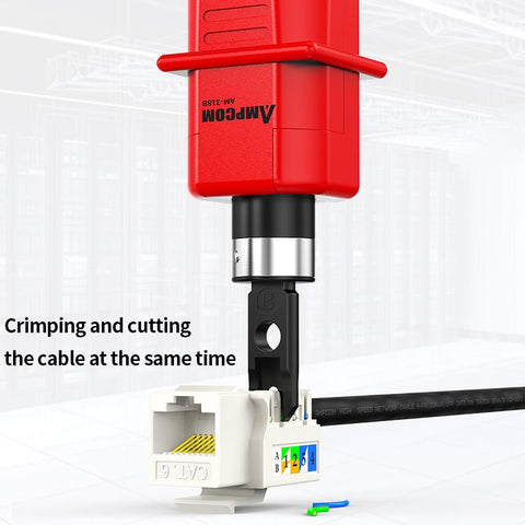 Punch Down Tool with Blade Storage-CO01527-Veeddydropshipping