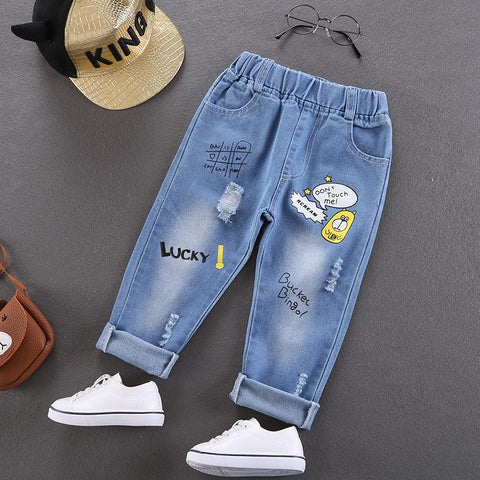 Summer Baby Boys Denim Shorts Fashion Hole Children Jeans South-TB01309-Veeddydropshipping