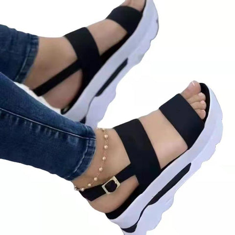 Platform Shoes Summer Beach Sandalias Mujer Casual Elegant Wedges-BS00816-Veeddydropshipping
