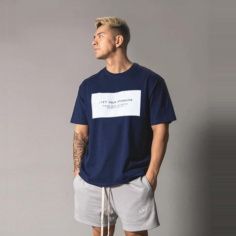 Brand Cotton Loose Fitness T-Shirt Gym