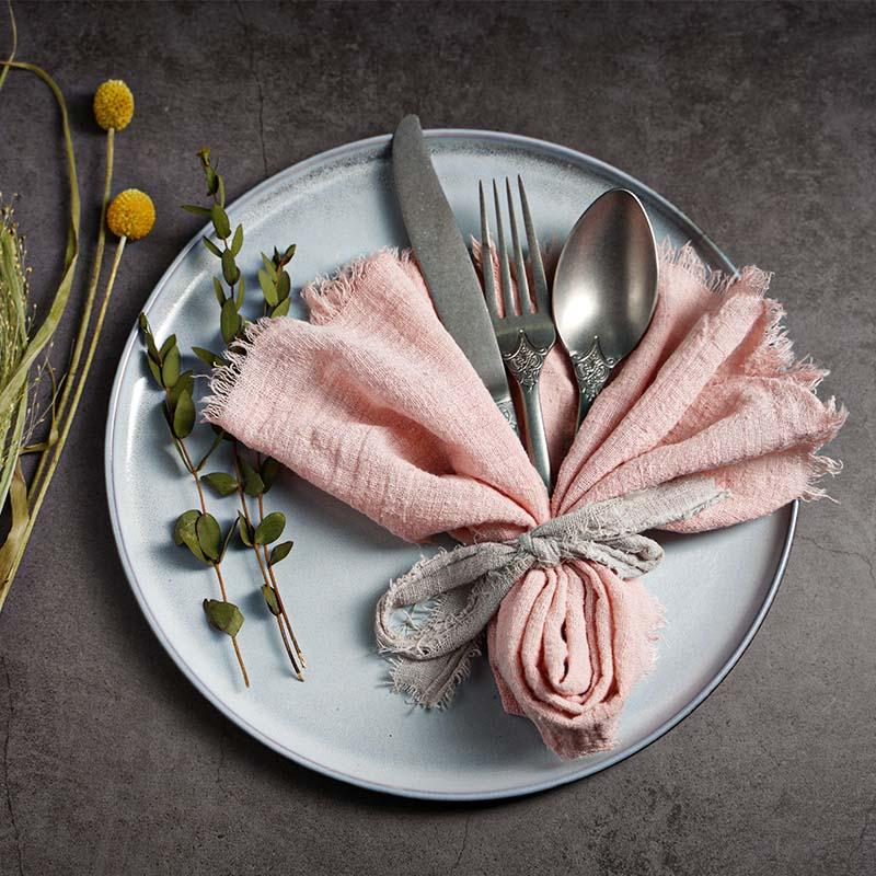 Napkins Cotton Gauze Napkin Muslin Tea Towels-HA00554-Veeddydropshipping