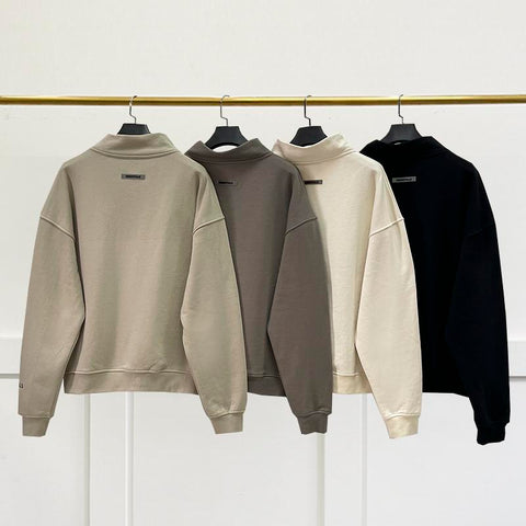 stand collar Sweatshirt Silica gel Print Logo  hoodie Loose-MF01102-Veeddydropshipping