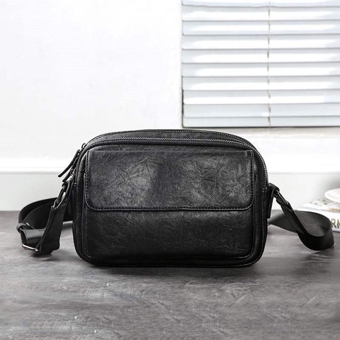 Leather Small Crossbody Shoulder Bags Male Purse High Quality-BS00399-Veeddydropshipping